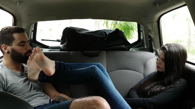 Emily Foxx – Smelling My Socks And Worship My Feet In The Car 00010