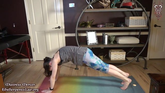Mistress Mercer - Caught Playing During Yoga After Headstand Cumming 00006