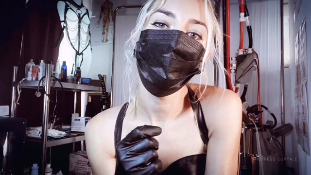 Mistress Euryale - French - Black Latex Glove Fetish JOI 00012