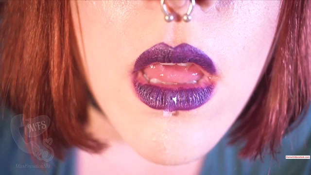 Miss Freudian Slit – Wine Lipstick Spit Tease – $4.99 (Premium user request) 00003