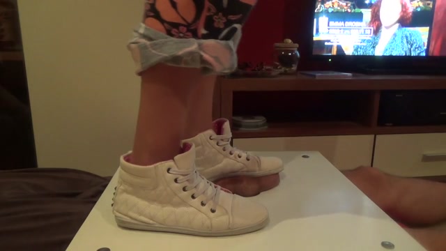 VIP Crusher 40 - Girl in Sneakers Trample on Cock and Balls. Ends Bootjob and Cumshot 2 00001