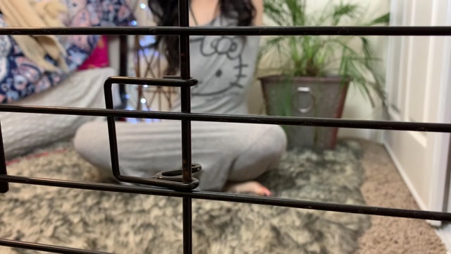 Goddess April - Caged and Ignored Yoga Stretch 00002