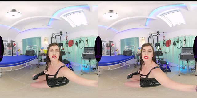 The English Mansion - Miss Vivienne lAmour - Latex Anal Jerkoff - VR 00013