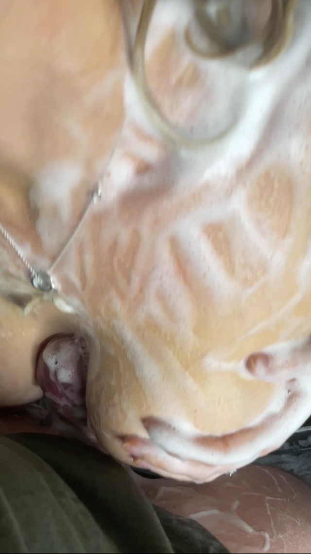 Mr and Mrs Jizz – Pumping Cum Into My Wifes Mouth After Soapy Titjob and Blowjob (Premium user request) 00009
