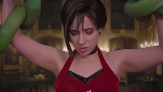 Ada Wong Gets Ambushed And Bred By Tentacles 00006