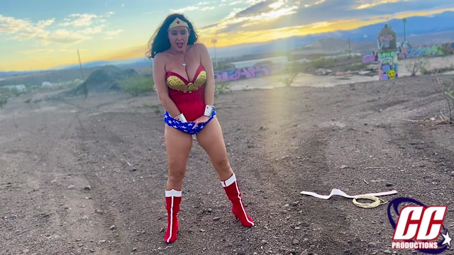 CHRISTINA CARTER SUPER HEROINE Wonder Woman Abandoned Places 00001