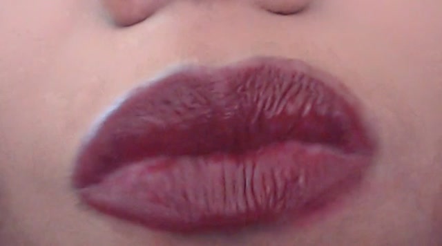 Fetish Clips And Beyond Applying Red Lipstick Pucker Up 00006