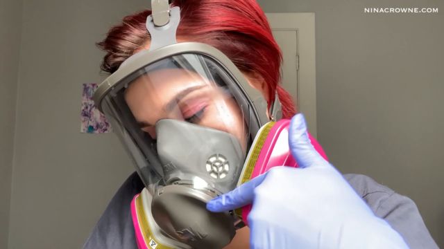 Nina Crowne - Nurse in Respirator Gives Handjob 00006