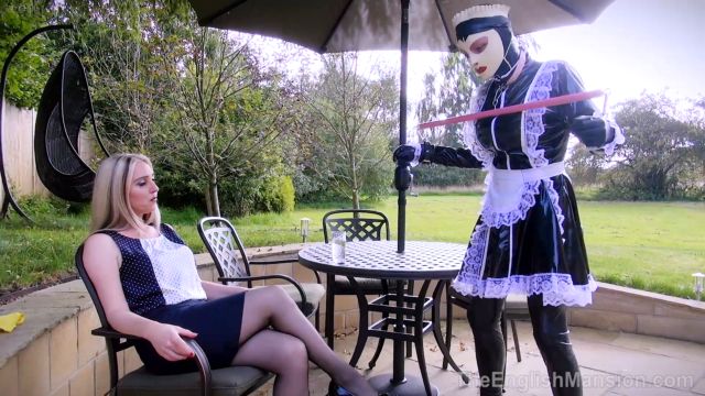 The English Mansion - Mistress Sidonia - Tethered Sissy Maid - Complete Movie 00002